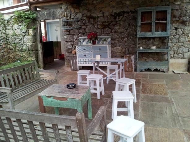 JFinteriorismo - Porche exterior Restaurante La Bicicleta